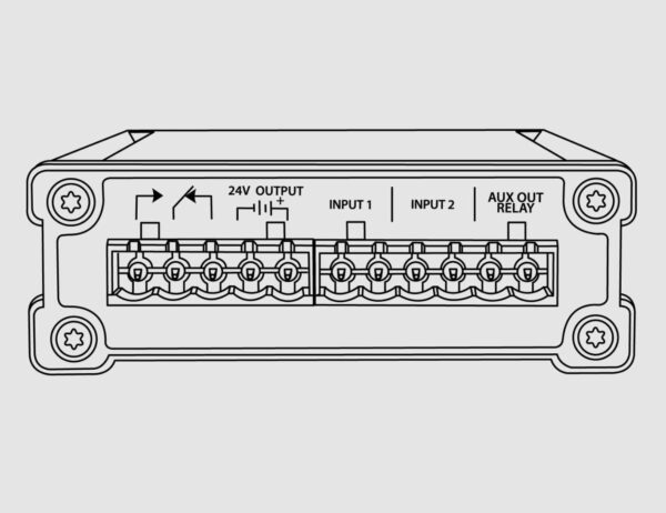 ALGO 8063 IP Relay Door Controller back connections