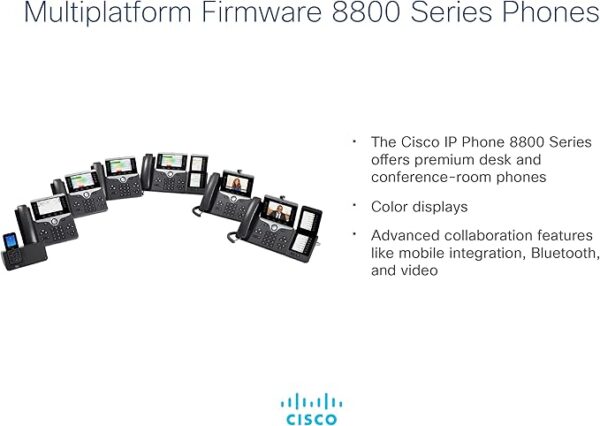 Cisco 8851 with Power Supply series