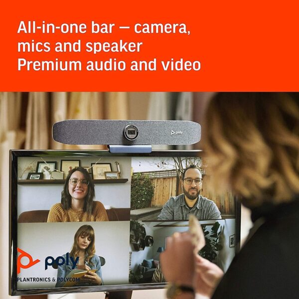 poly studio p15 personal video bar features